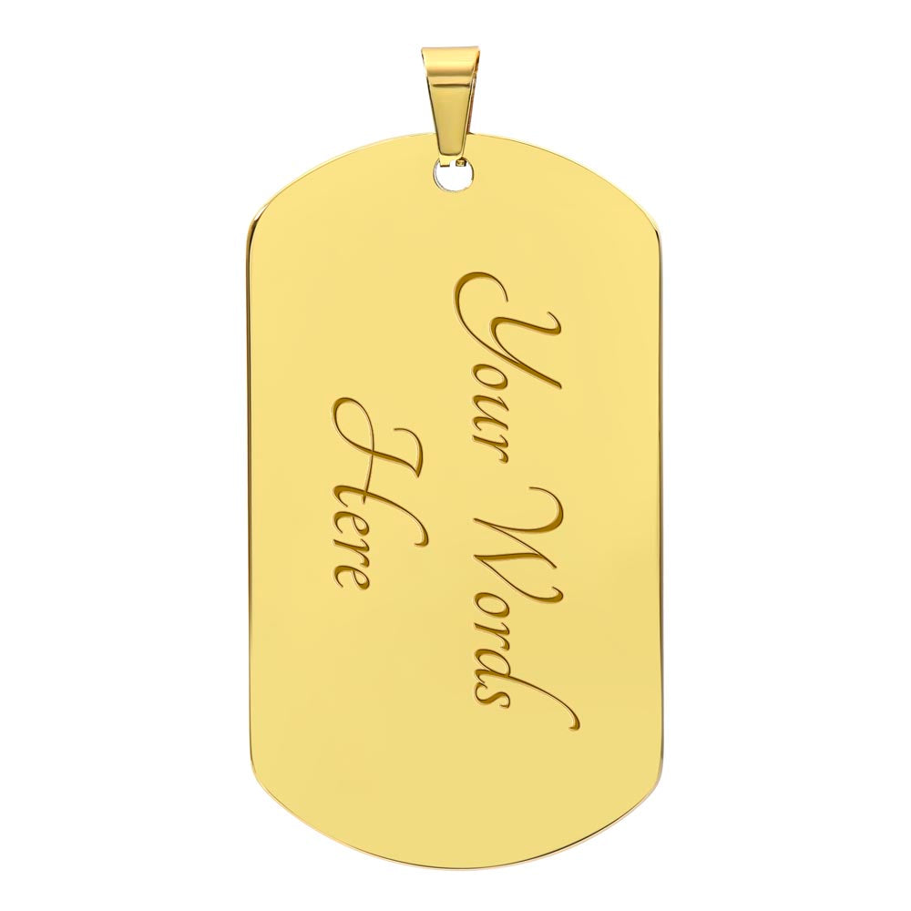 To My Daughter-Mom | Dog Tag | 01