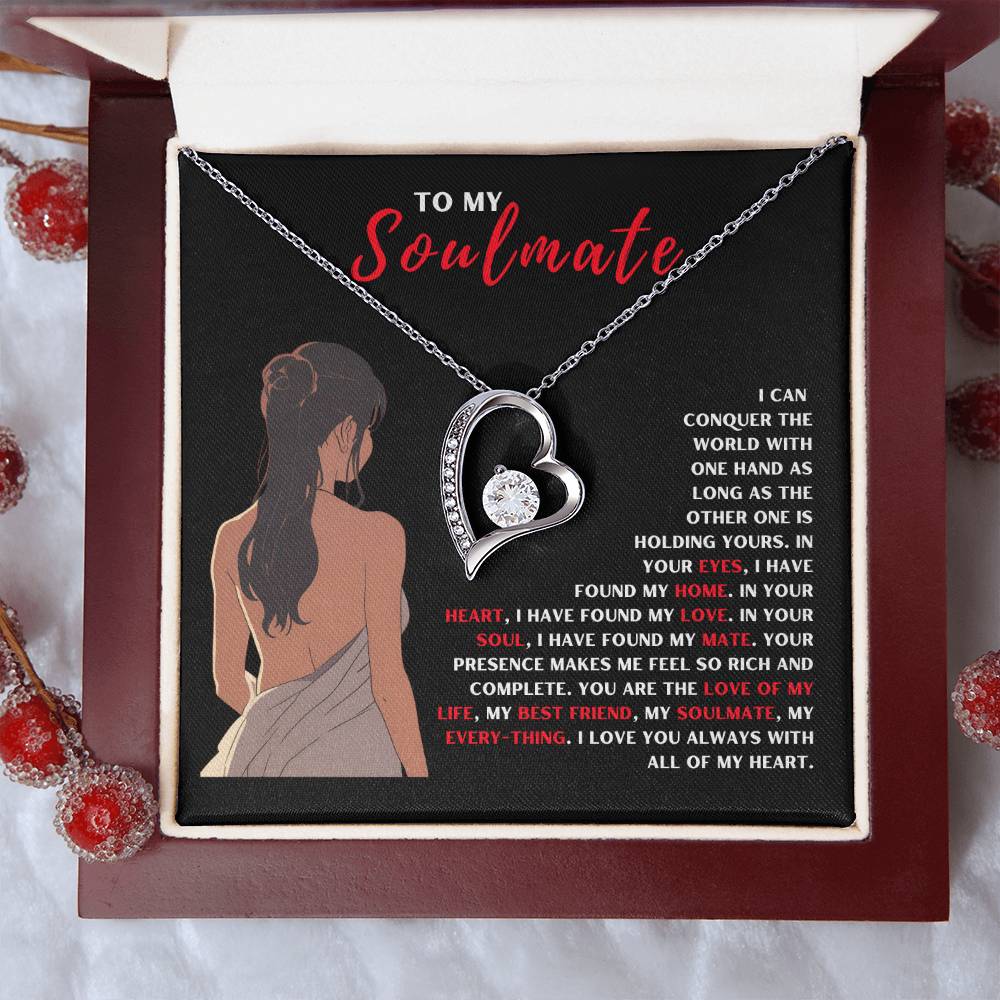 To My Soulmate | Forever Love Necklace  09