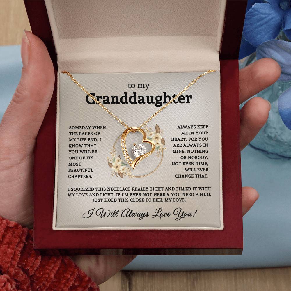 To My Granddaughter | Forever Love Necklace 06