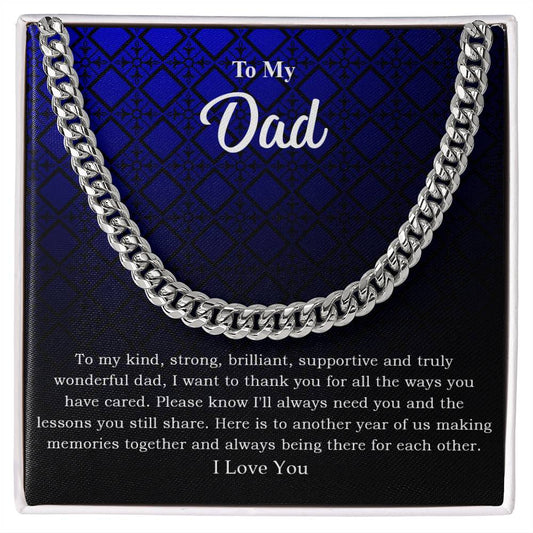 To My Dad | Cuban Link Chain 01