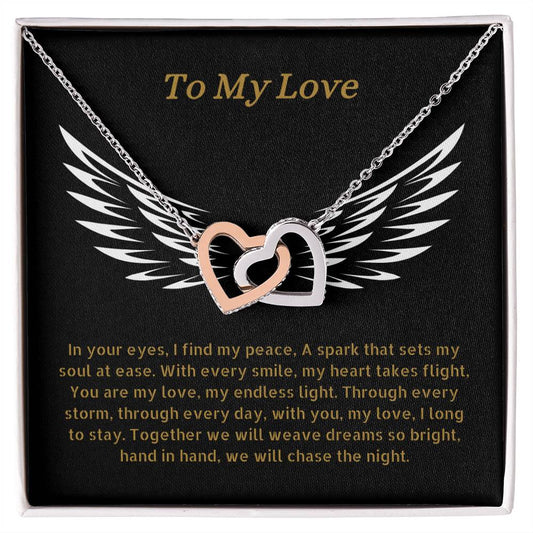 To My Love | Interlocking Hearts Necklace 04