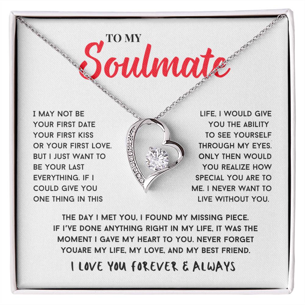 To My Soulmate |  Forever Love Necklace 05