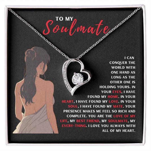 To My Soulmate | Forever Love Necklace  09