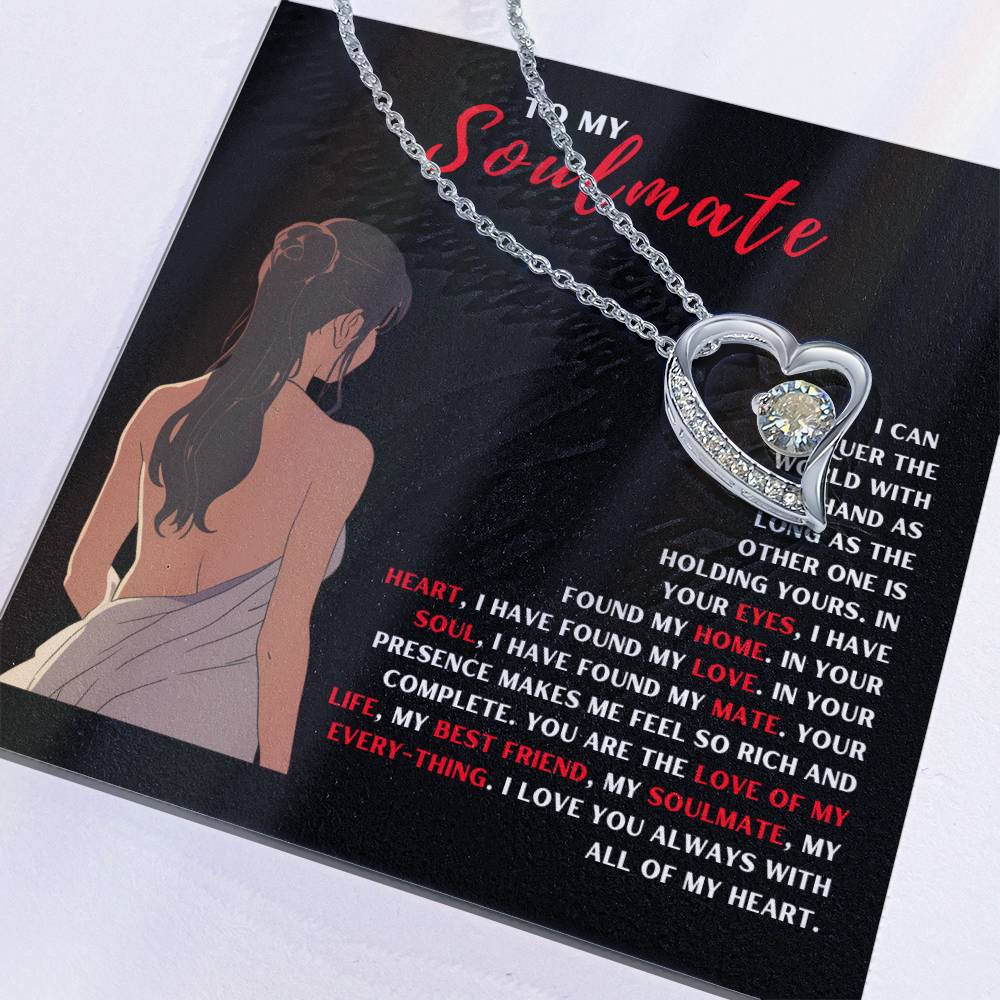 To My Soulmate | Forever Love Necklace  09