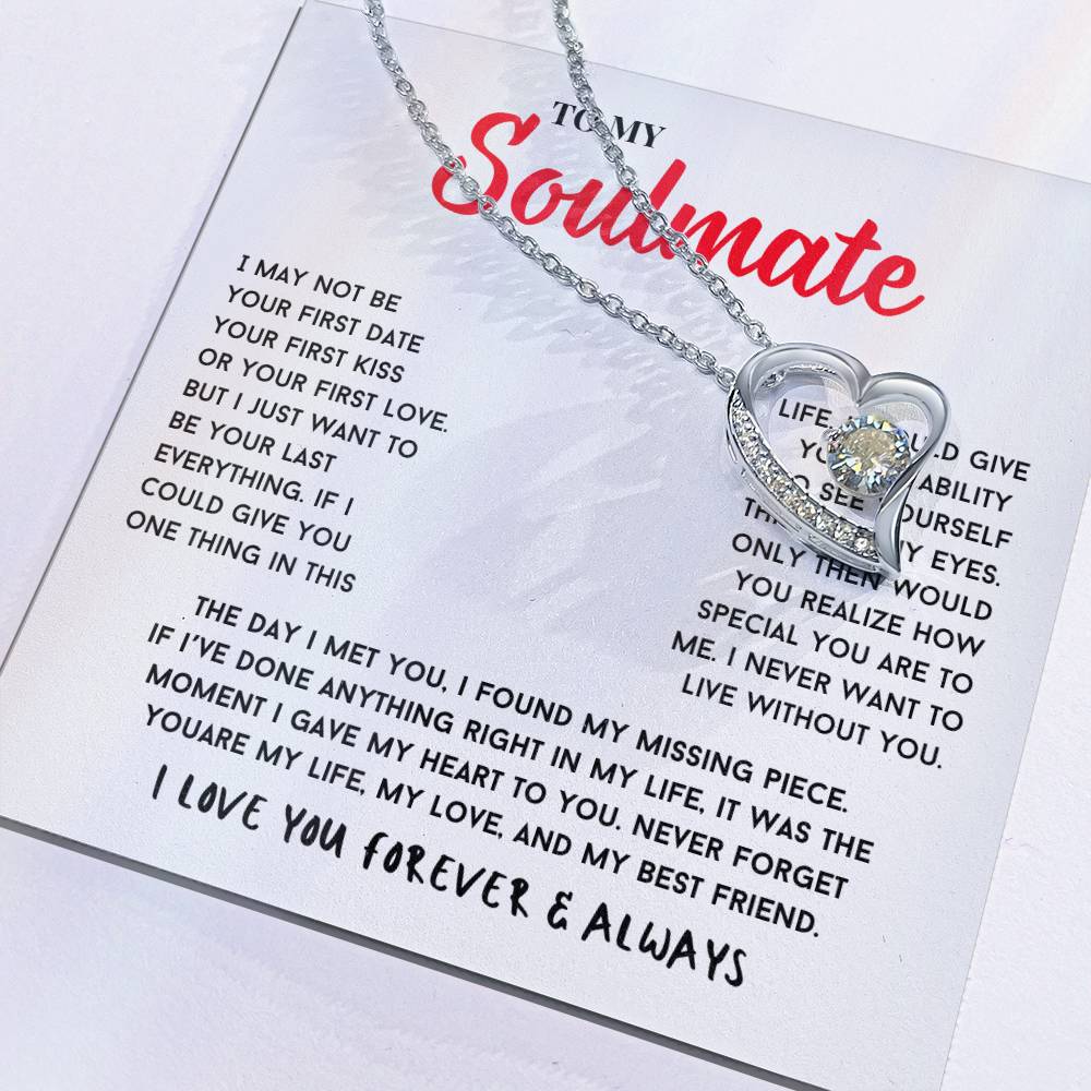 To My Soulmate |  Forever Love Necklace 05