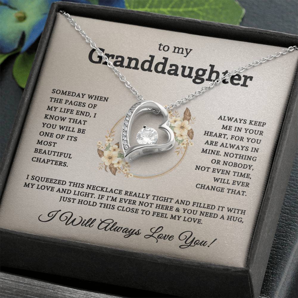 To My Granddaughter | Forever Love Necklace 06