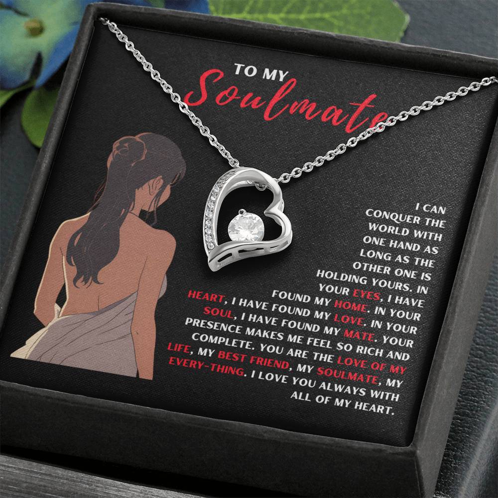 To My Soulmate | Forever Love Necklace  09