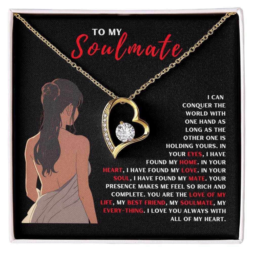 To My Soulmate | Forever Love Necklace  09