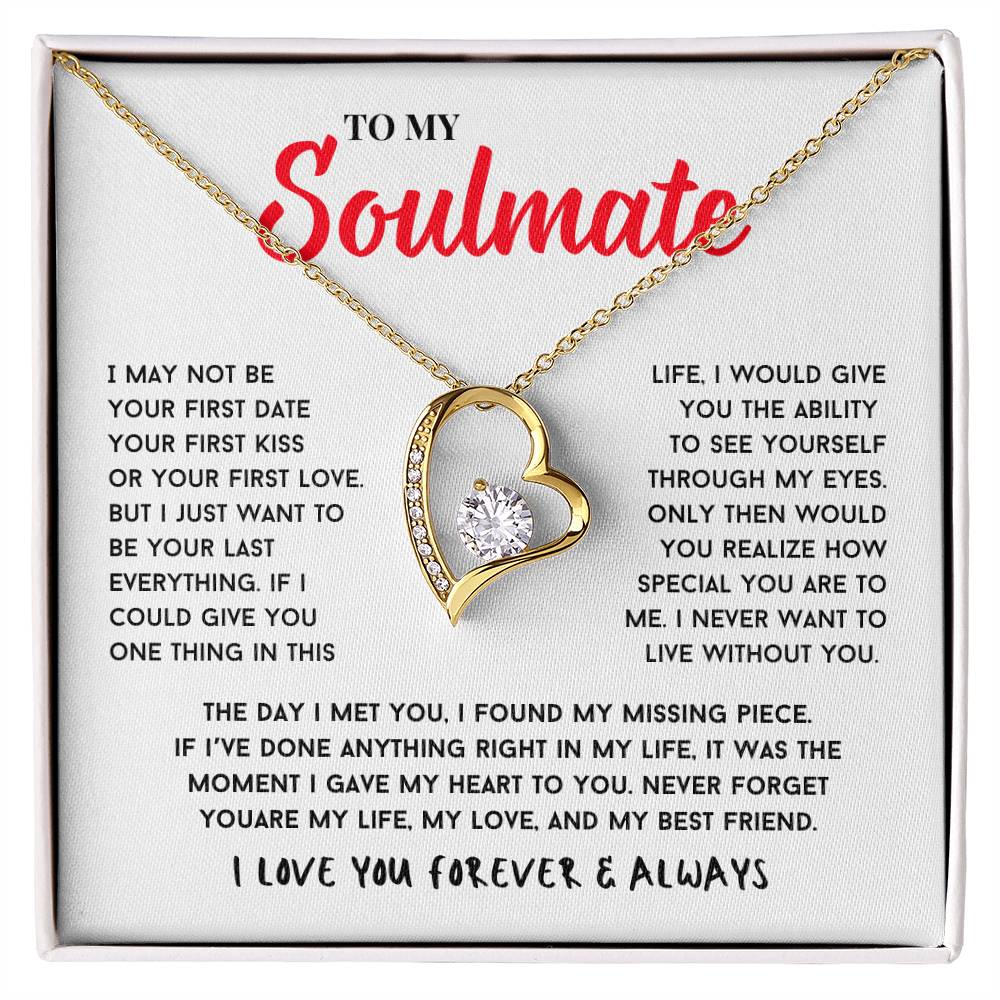 To My Soulmate |  Forever Love Necklace 05