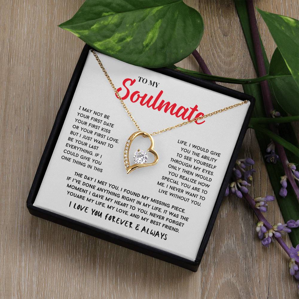 To My Soulmate |  Forever Love Necklace 05