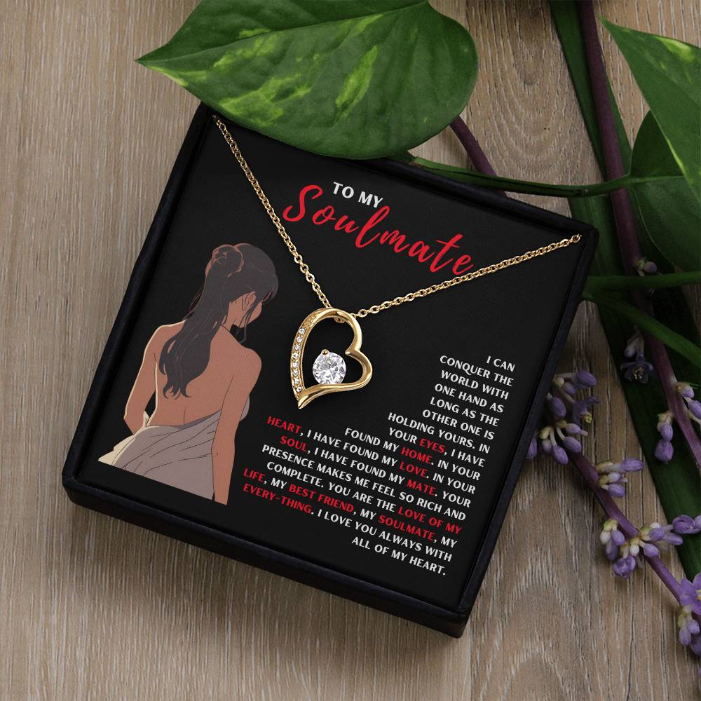 To My Soulmate | Forever Love Necklace  09