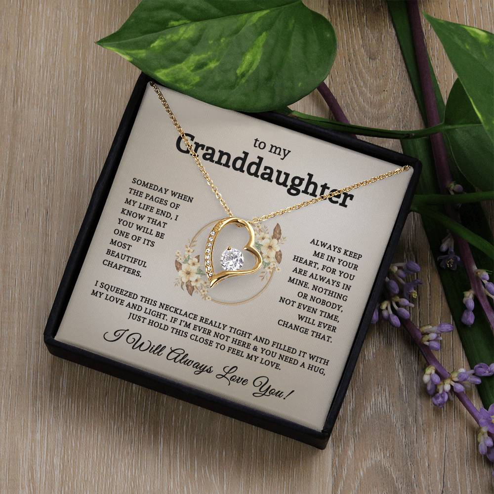 To My Granddaughter | Forever Love Necklace 06