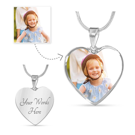 Buyer Upload Heart Necklace with Engraving 01